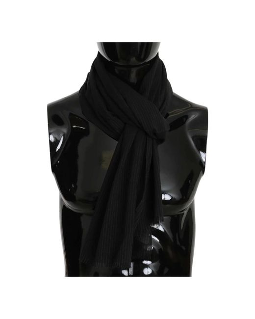 Winter Scarves di Dolce & Gabbana in Black da Uomo