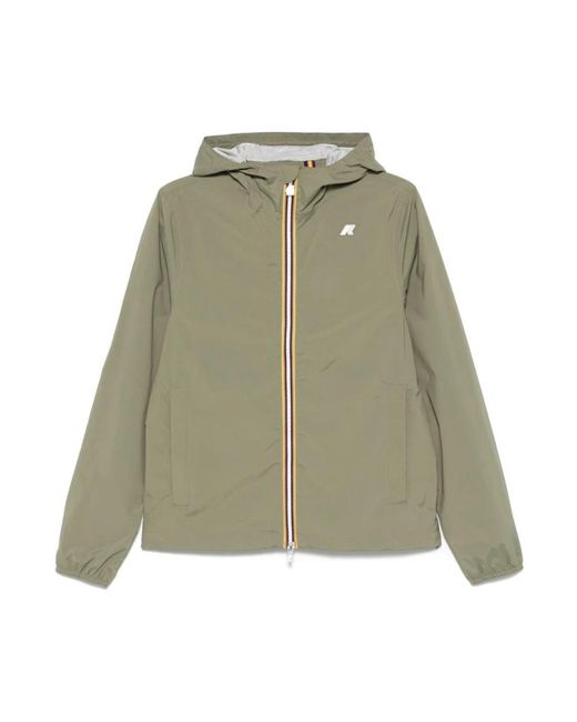K-Way Green Light Jackets for men