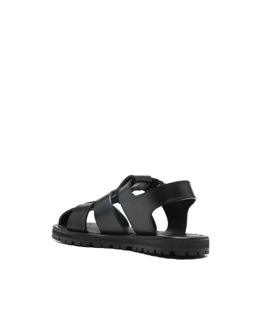 Studio Nicholson Black Flat Sandals