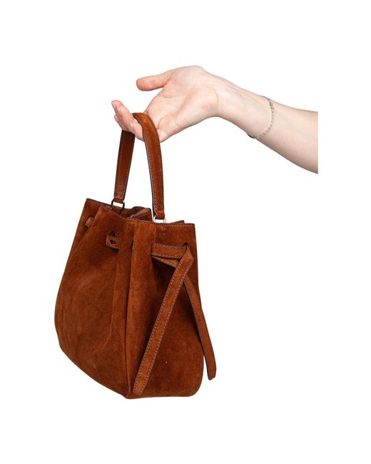 Tory Burch Brown Bucket Bags