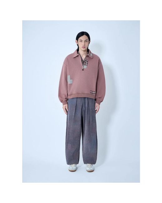 STORY mfg. Purple Zip-Throughs for men