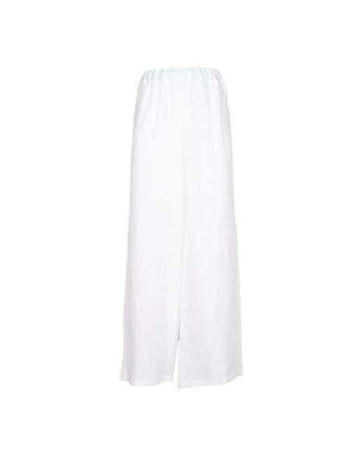 Niu White Wide Trousers