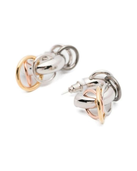Earrings Panconesi de color Metallic