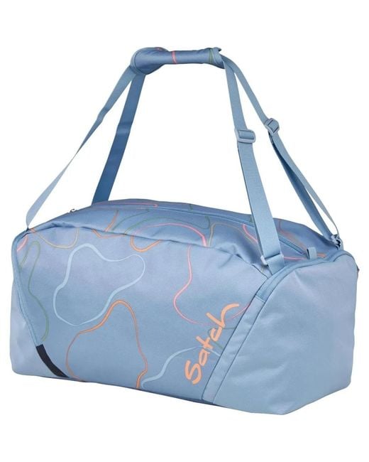 Satch Sportliche Gym Duffle Tasche Lebhaft Blau in Blue für Herren