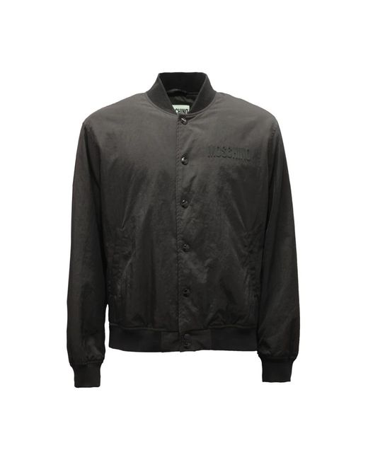 Moschino Jassen ,Zwart ,Bomber Couture Jas in het Black voor heren