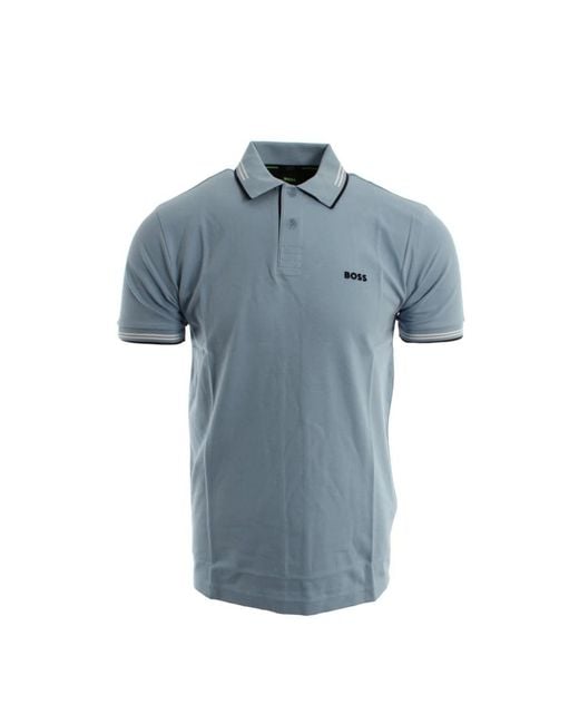 HUGO Blue Polo Shirts for men