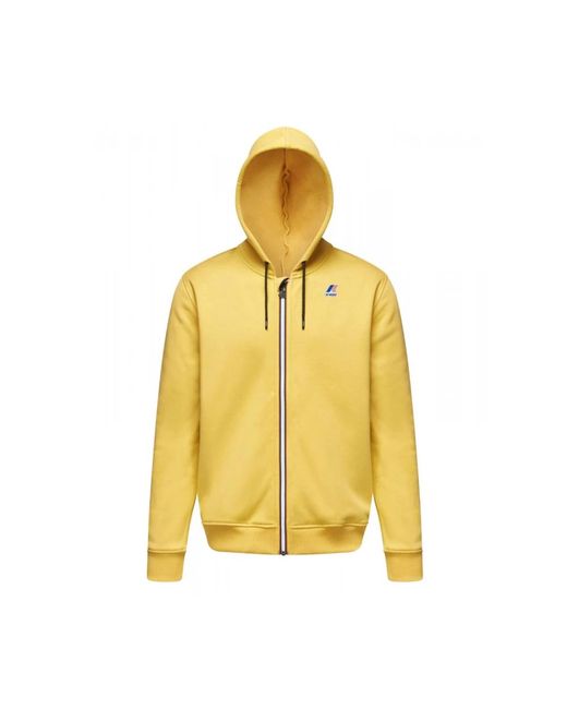 Sweatshirts & hoodies > zip-throughs K-Way pour homme en coloris Yellow