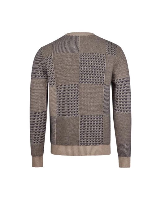 Stenstroms Gray Round-Neck Knitwear for men
