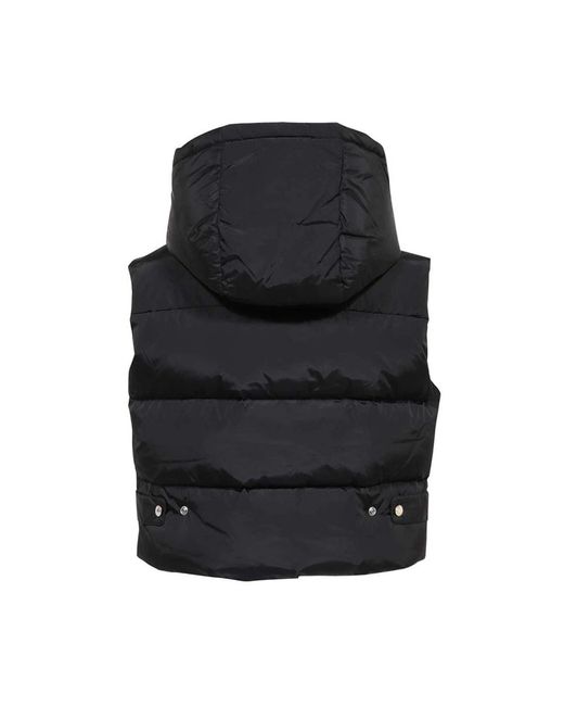 DSquared² Hooded Nylon Vest in het Black