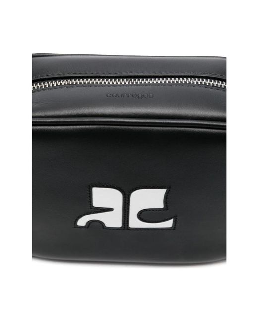 Courreges Black Shoulder Bags