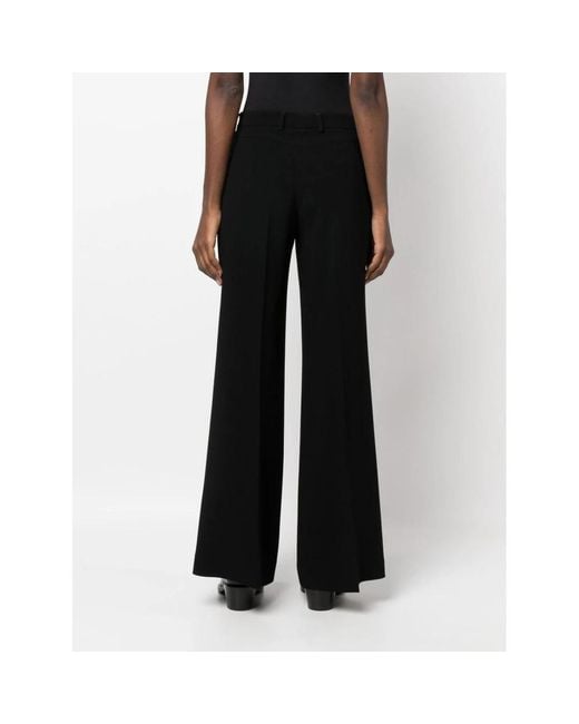 Alberto Biani Black Wide Trousers