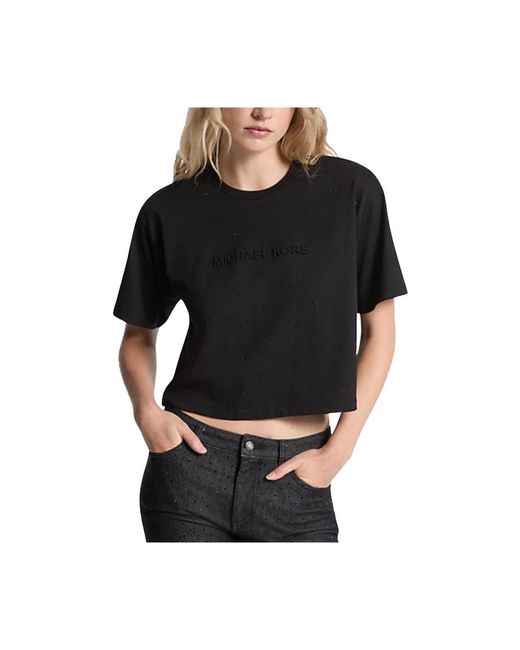 Michael Kors Tops ,Zwart ,T-Shirts in het Black