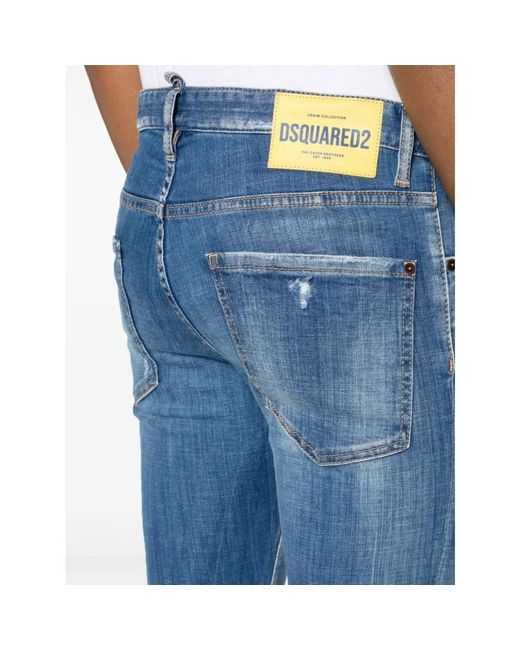 DSquared² Blue Slim Fit Jeans for men