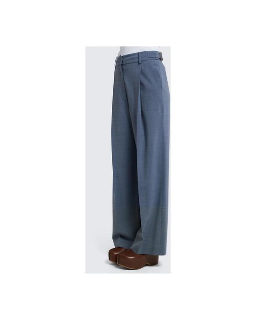 J.W. Anderson Blue Straight Trousers