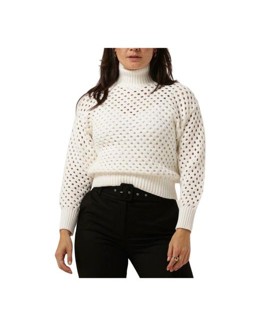 Silvian Heach White Beiger Pullover Maglia M