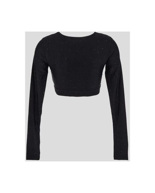 Versace Jeans Couture Black Long Sleeve T-Shirts