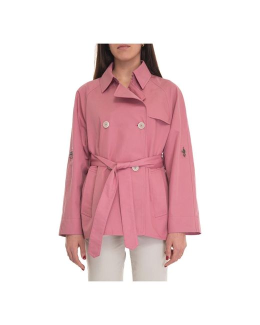 Coats > trench coats Fay en coloris Pink