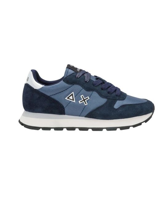 Sun 68 Blue Heller Ally Sneaker Mit Lurex Schnürsenkel