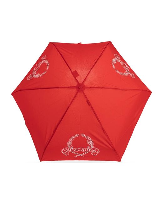 Umbrellas di Moschino in Red