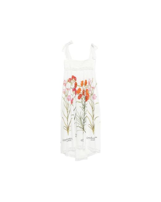 Alberta Ferretti Kleedjes ,Wit ,Maxi Jurk in het White