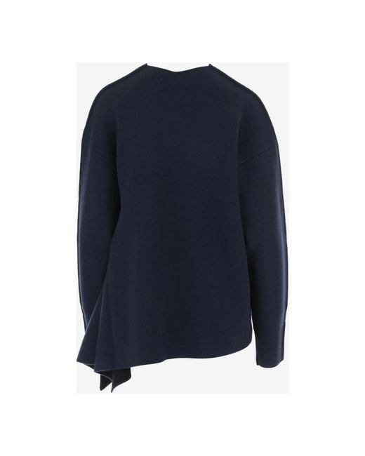 Carven Blue Cashmere Knitwear