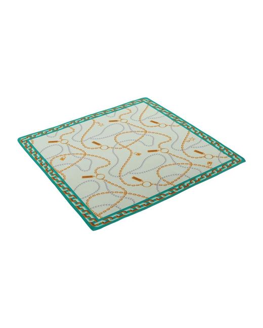 Le Parmentier Green Silk Scarves