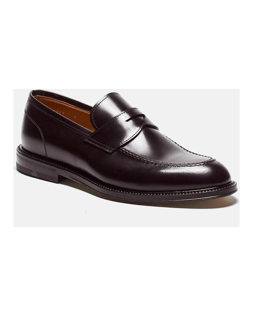 Green George Black Loafers for men
