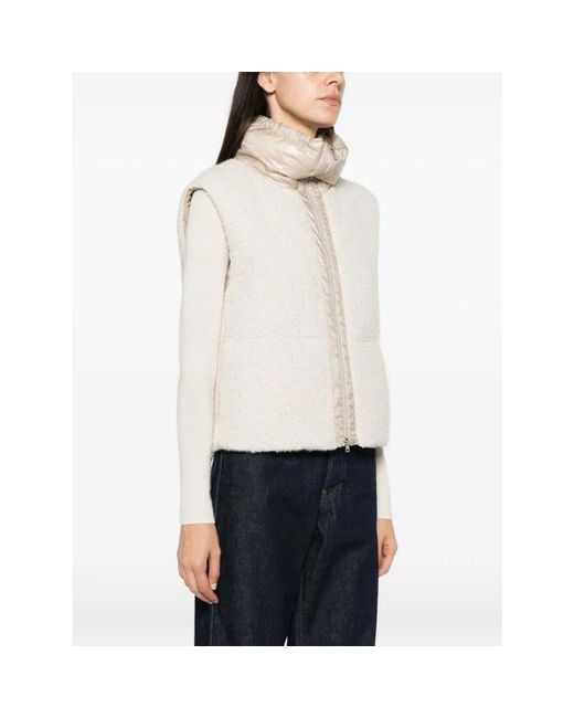 Vests di Herno in Natural