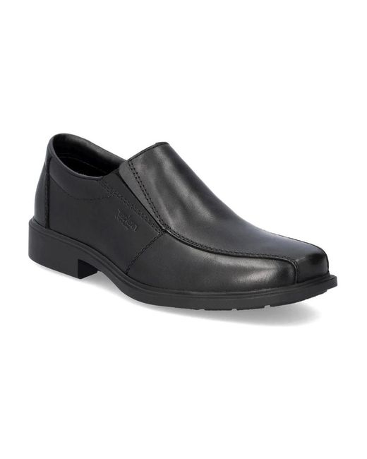 Rieker Black Loafers for men