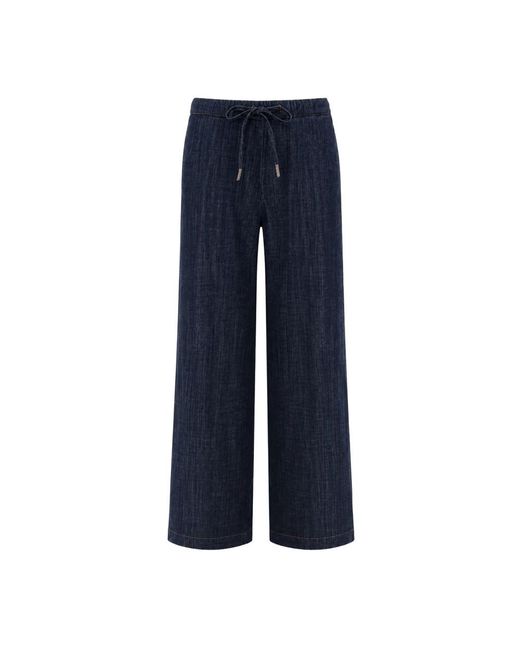 Panicale Blue Wide Trousers