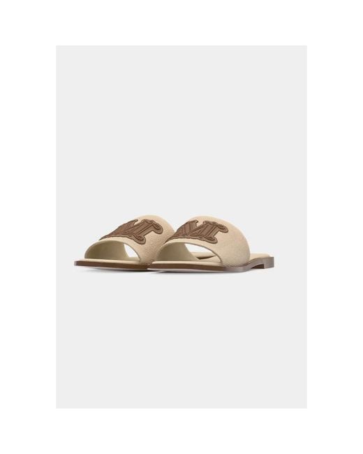 Max Mara White Sliders