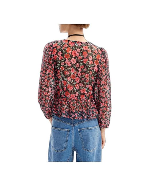 Desigual Red Blouses