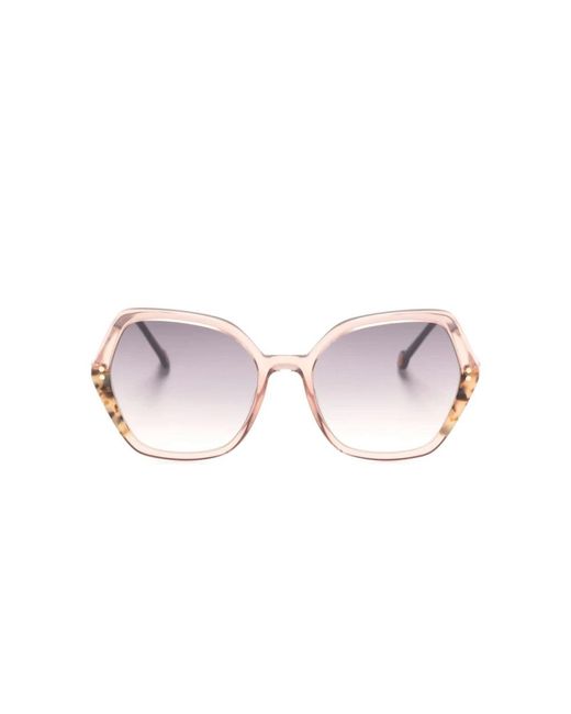 Carolina Herrera Pink Sunglasses