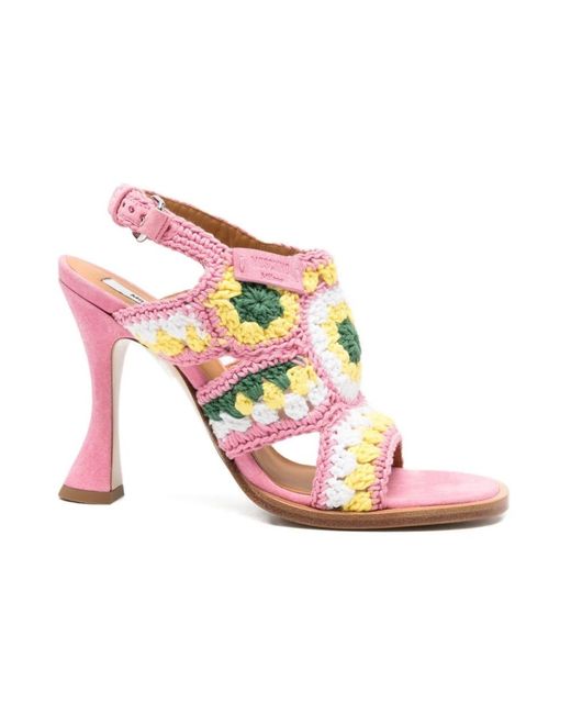 Moschino Pink High Heel Sandals