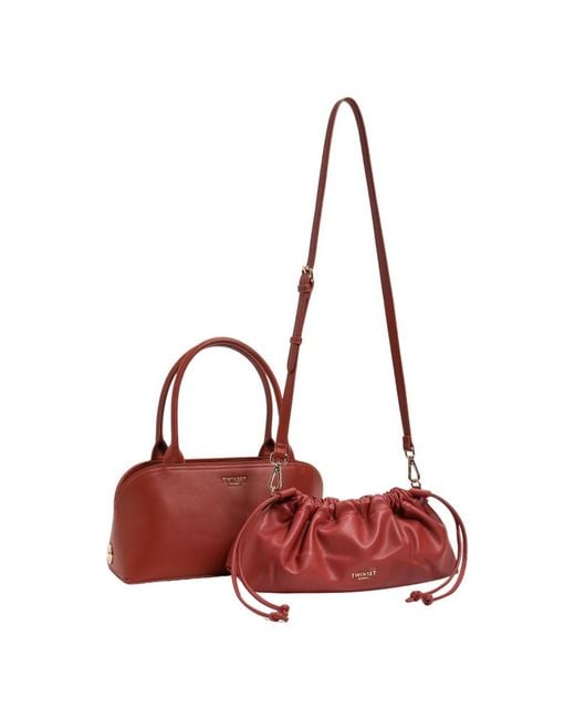 Twinset Red Shoulder Bags