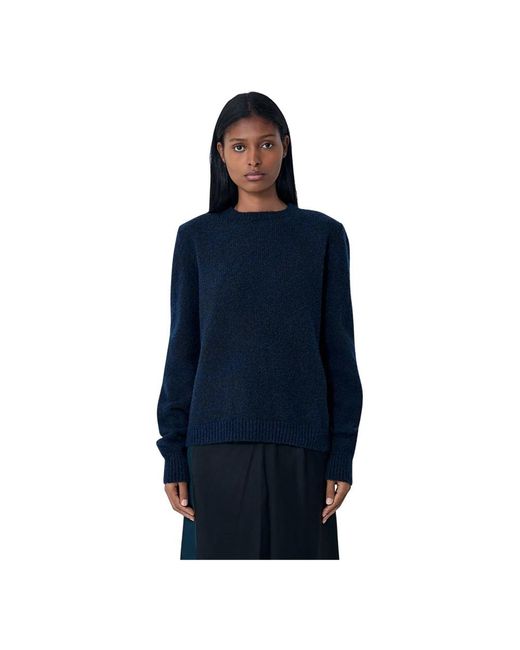 Maison Margiela Blue Round-Neck Knitwear