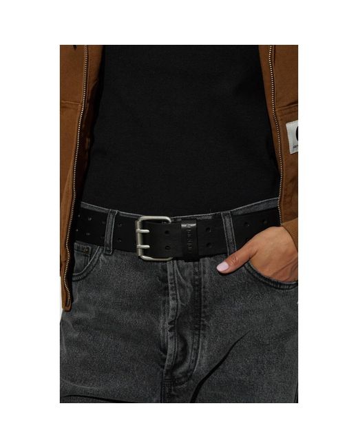 Carhartt Black Double Script Ledergürtel