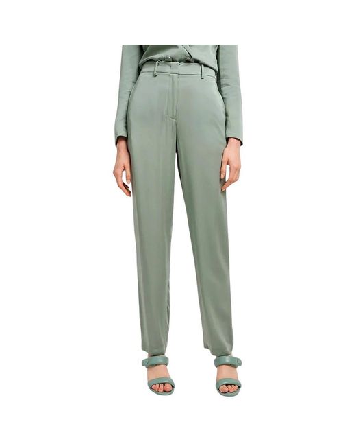 ARMANI EXCHANGE Green Straight Trousers
