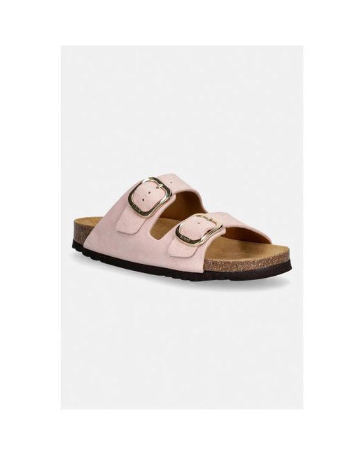 Sliders Scholl en coloris Pink