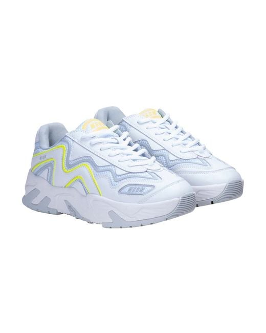MSGM Blue Sneakers for men