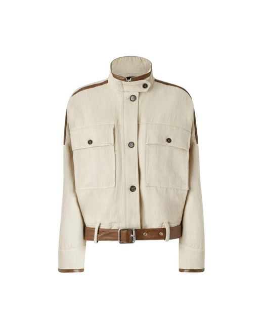 Light Jackets Pinko de color Natural