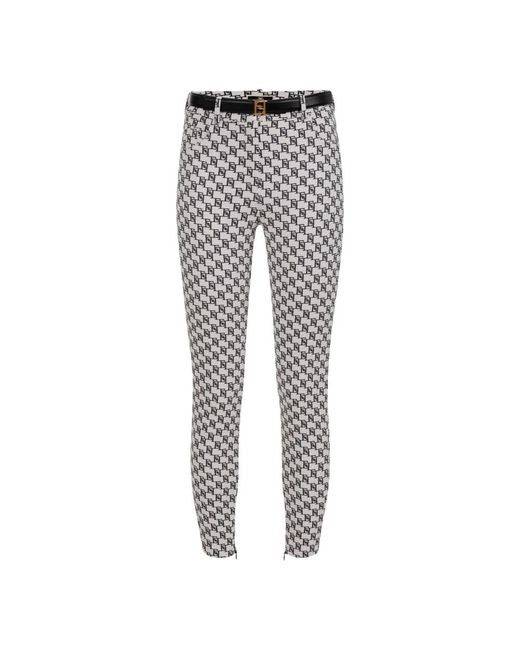 Elisabetta Franchi Gray Leggings