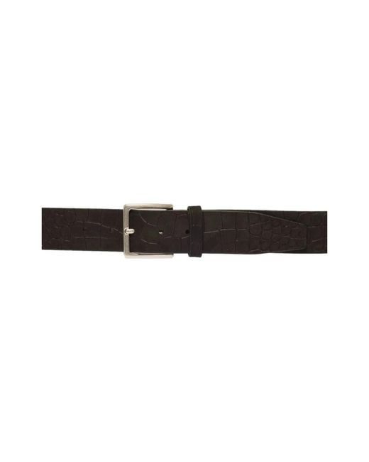 Orciani Black Belts for men