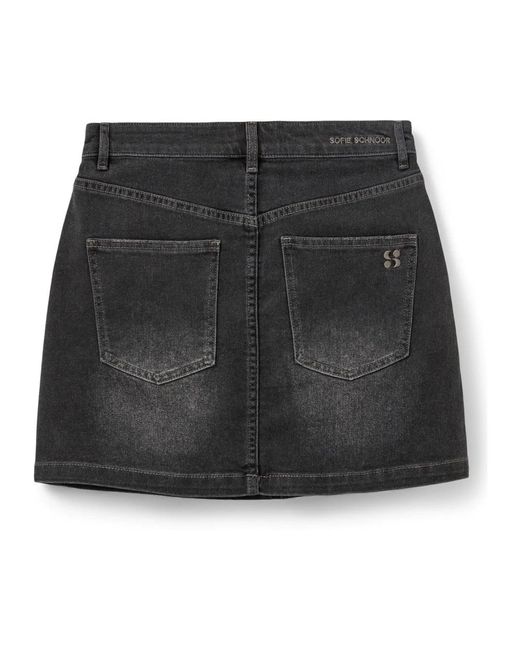 Sofie Schnoor Black Denim Skirts