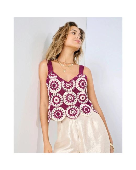 ONLY Vonne/L Top in het Purple