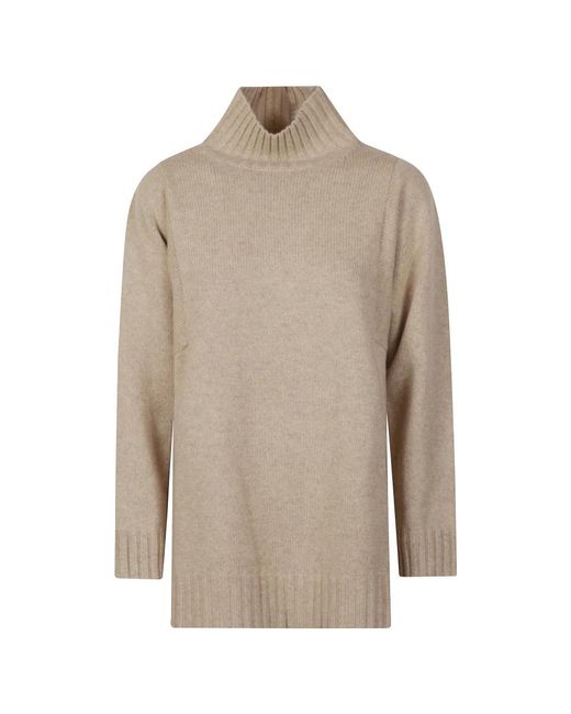 Max Mara Natural Turtlenecks