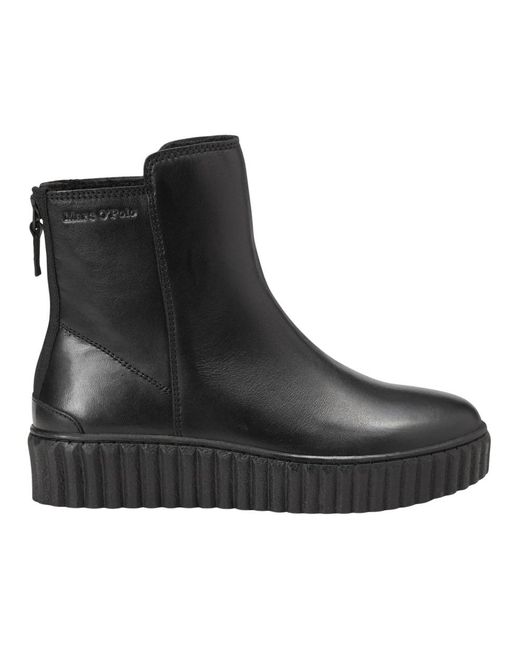 Marc O' Polo Black Ankle Boots