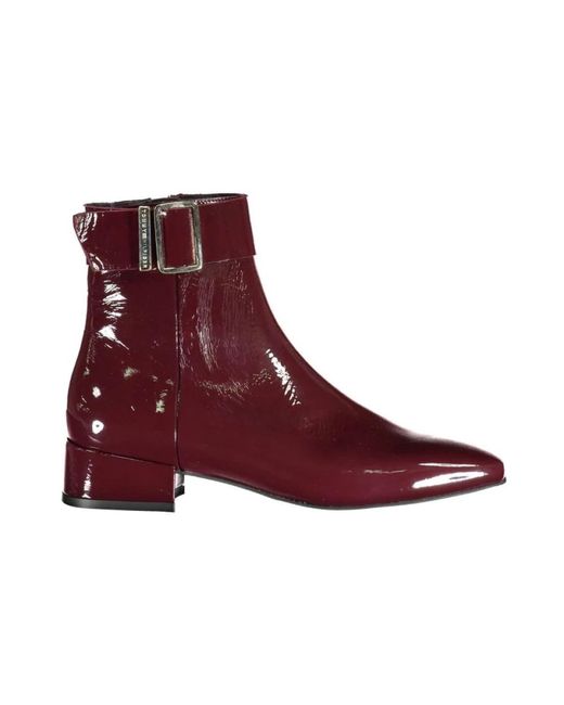Tommy Hilfiger Purple Heeled Boots