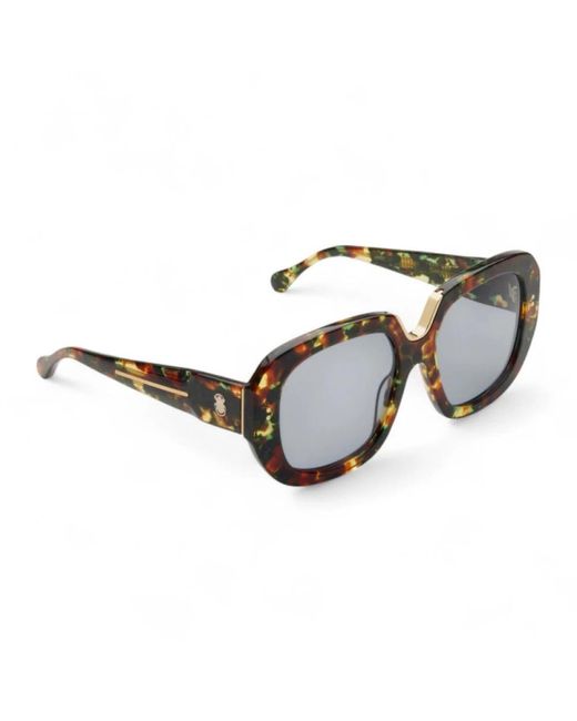 Claris Virot Brown Sunglasses