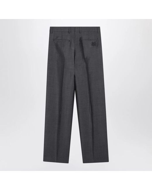 Miu Miu Gray Wide Trousers